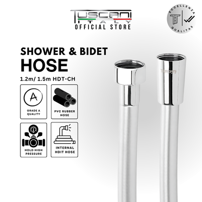 1.2m | 1.5m HDT - Shower & Bidet / HandSpray Hose