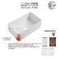 Tuscani KS9320 Farm House Kitchen Sink