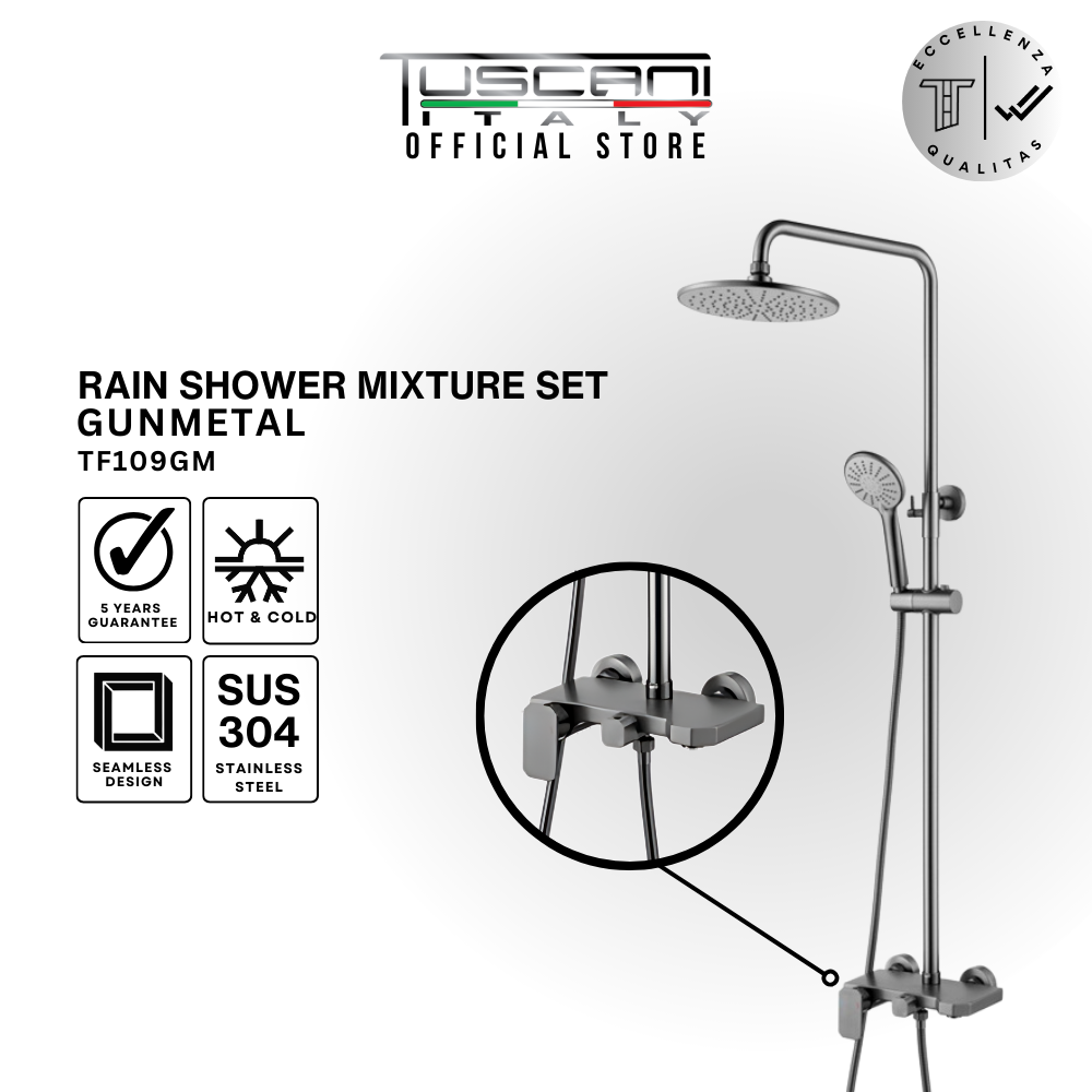 TF109 - Rain Shower Set