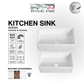 KS2418 | KS3018 - Farmhouse Kitchen Sink