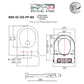 BBS-SC-DS-PP-BS - Bidet Seat Cover - D Shape