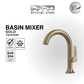 TE102GM/MG - Eviana Series Basin Faucet