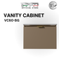 VC60 - 600mm Vanity Cabinet Only
