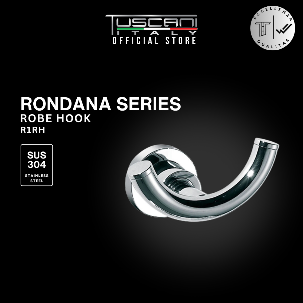 R1RH - RONDANA Series Double Robe Hook - Bathroom Accessories