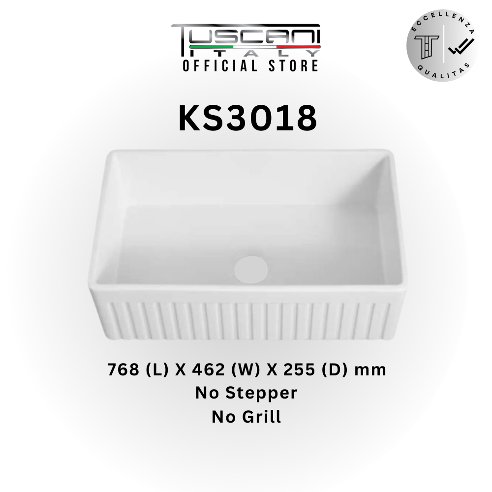 KS2418 | KS3018 - Farmhouse Kitchen Sink