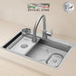 Q6849NS | Q7549NS - Silver Top & Under-Mount Use Kitchen Sink