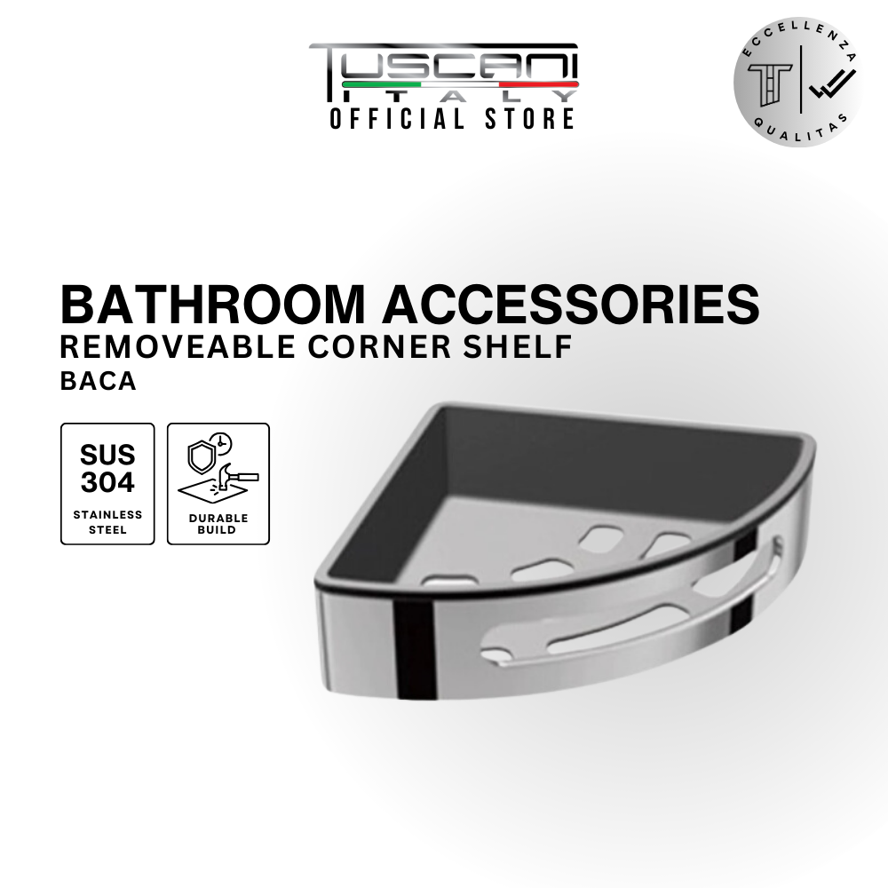 BACA - Removable Corner Shelf - Bathroom Accessories