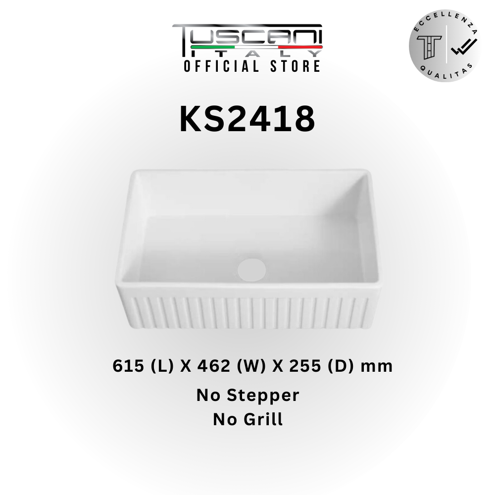 KS2418 | KS3018 - Farmhouse Kitchen Sink