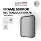 6050-RT - Rectangular Mirror