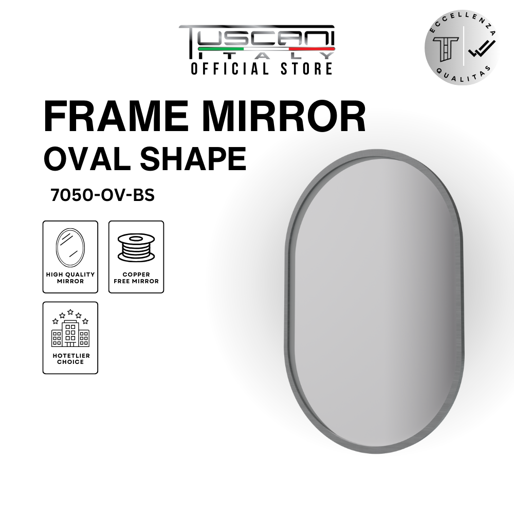 7050-OV - Oval Mirror