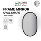 7050-OV - Oval Mirror