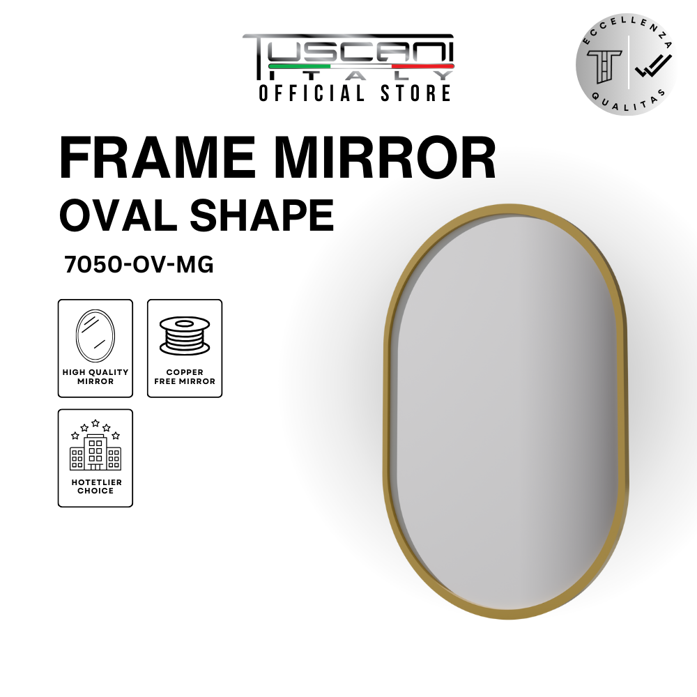 7050-OV - Oval Mirror