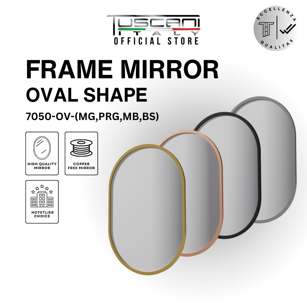 7050-OV - Oval Mirror