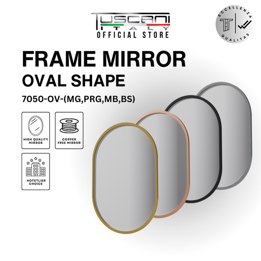 7050-OV - Oval Mirror