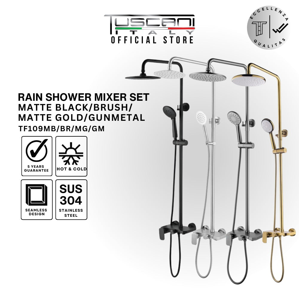 TF109 - Rain Shower Set