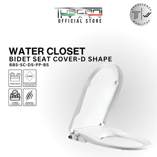 BBS-SC-DS-PP-BS - Bidet Seat Cover - D Shape