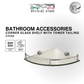 C7CGS - Corner Glass Shelf - Bathroom Accessories