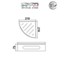 BACA - Removable Corner Shelf - Bathroom Accessories (304 Stainless Steel & ABS)