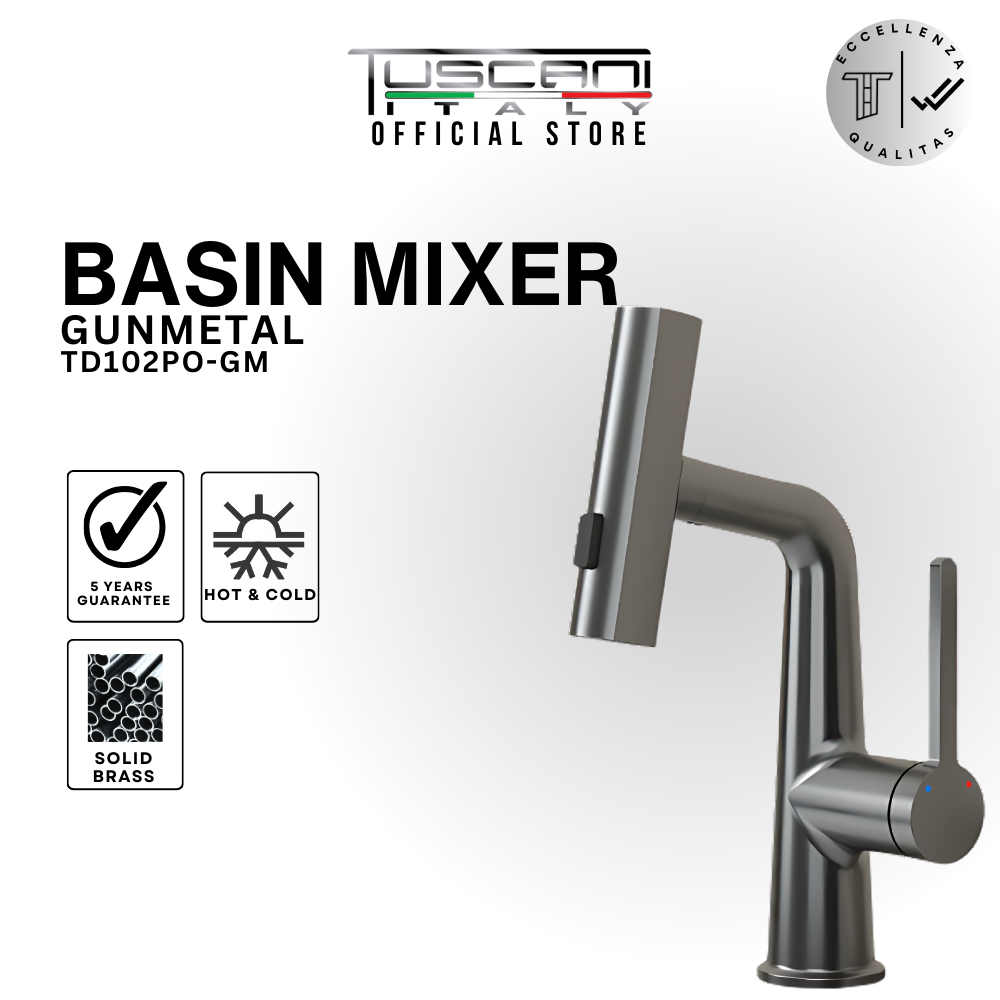 Tuscani TD102PO Basin Mixer