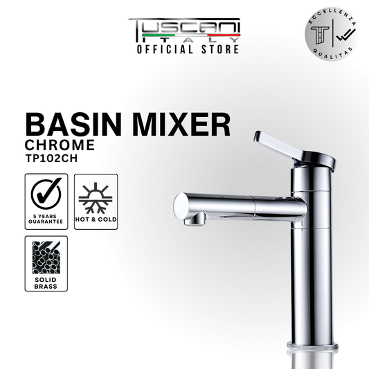 TP102- Pulizia Series High Basin Mixer