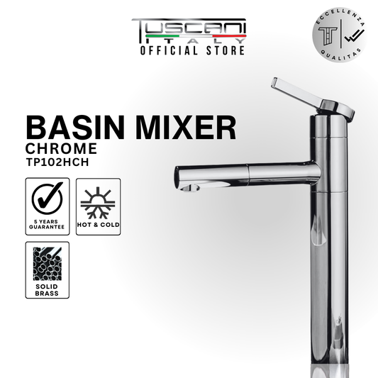 TP102H - Pulizia Series High Basin Mixer