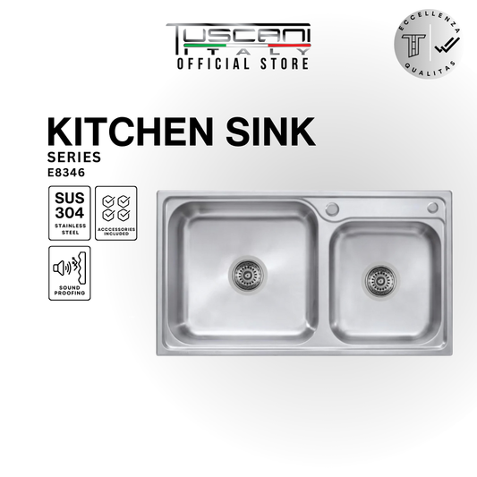 E8346 Top & Under-Mount Use Kitchen Sink