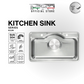 K11 | K22 | K33 - Top & Under Mount Use Kitchen Sink