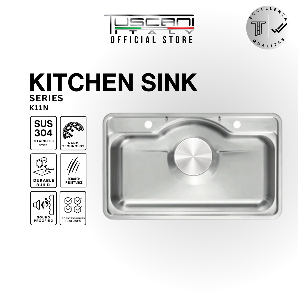 K11 | K22 | K33 - Top & Under Mount Use Kitchen Sink