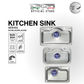 K11 | K22 | K33 - Top & Under Mount Use Kitchen Sink