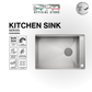 K6848NS | K6848NB Top & Under Mount Use Kitchen Sink
