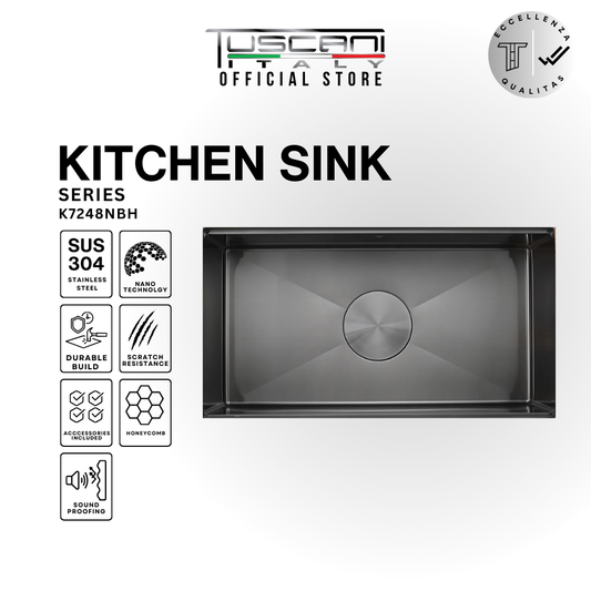 K7248NBH Top & Under-Mount Use Kitchen Sink