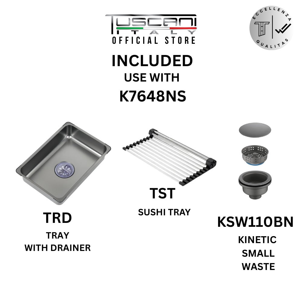 K7648NS Top & Under-Mount Use Kitchen Sink