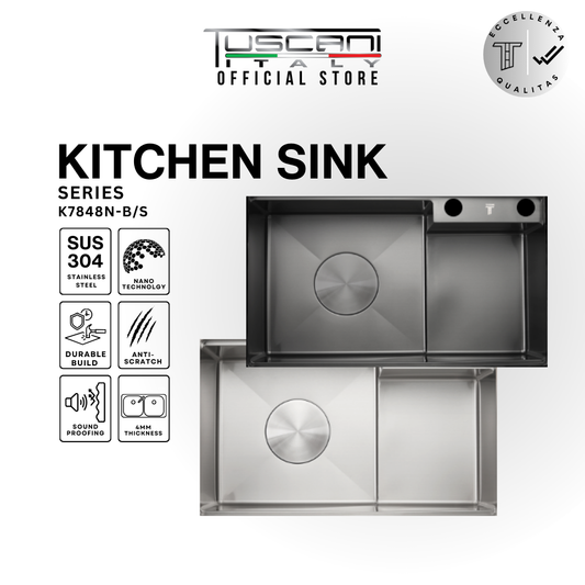 K7848NS | K7848NB - Under-Mount Use Kitchen Sink