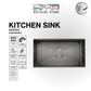 K8648NBH Top & Under-Mount Use Kitchen Sink