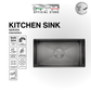 K8648NBH Top & Under-Mount Use Kitchen Sink