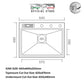 Q6449AS - Top & Under-Mount Use Kitchen Sink