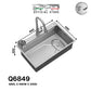 Q6849NS | Q7549NS - Silver Top & Under-Mount Use Kitchen Sink
