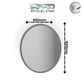 6565-RO - Round Mirror