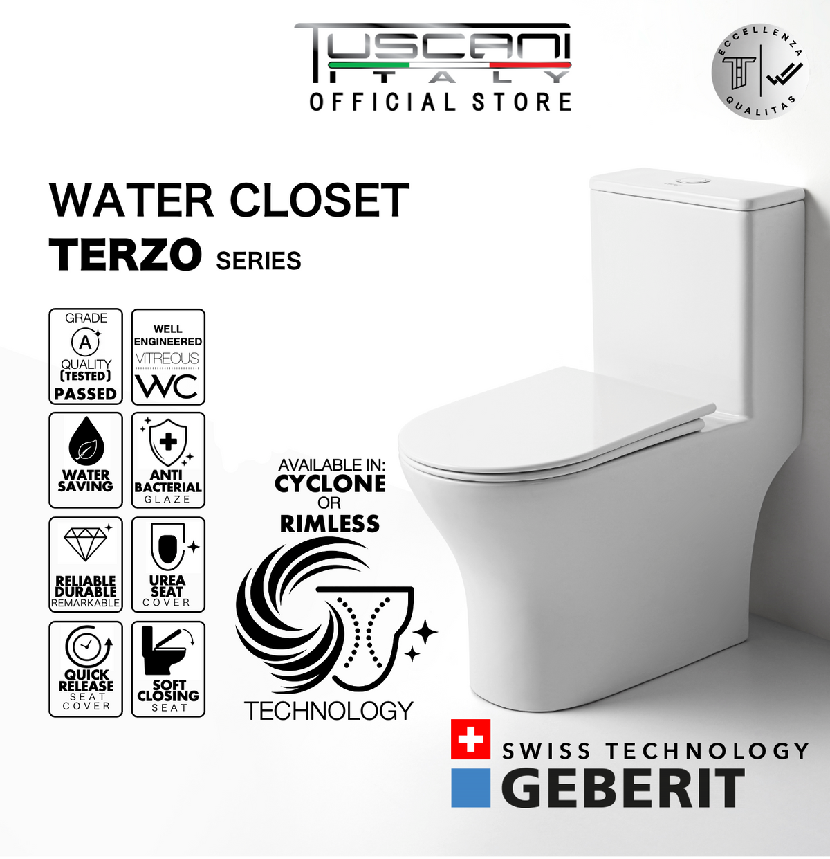 Tuscani Terzo Water Closet