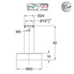 T109WB Rainshower Wall Extender