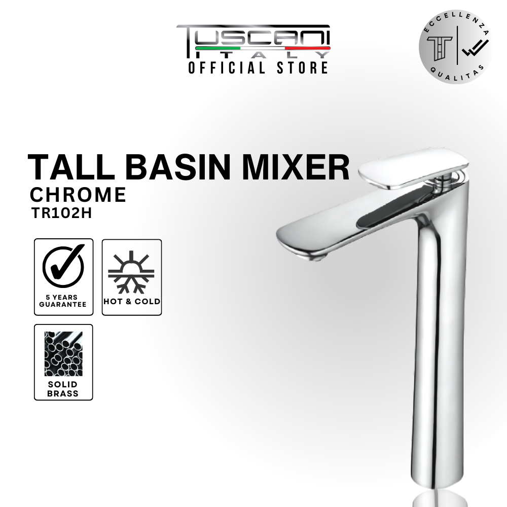 TR102H - Rivana Series High Basin Mixer