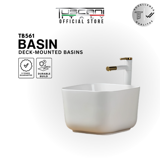 TB561 - Deck Mounted Designer Basin