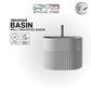 TBD500GR - Gray - Wall Mounted Basin
