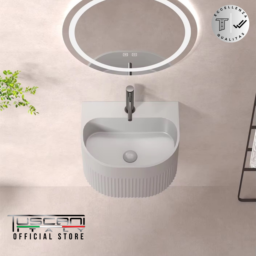 TBD500GR - Gray - Wall Mounted Basin