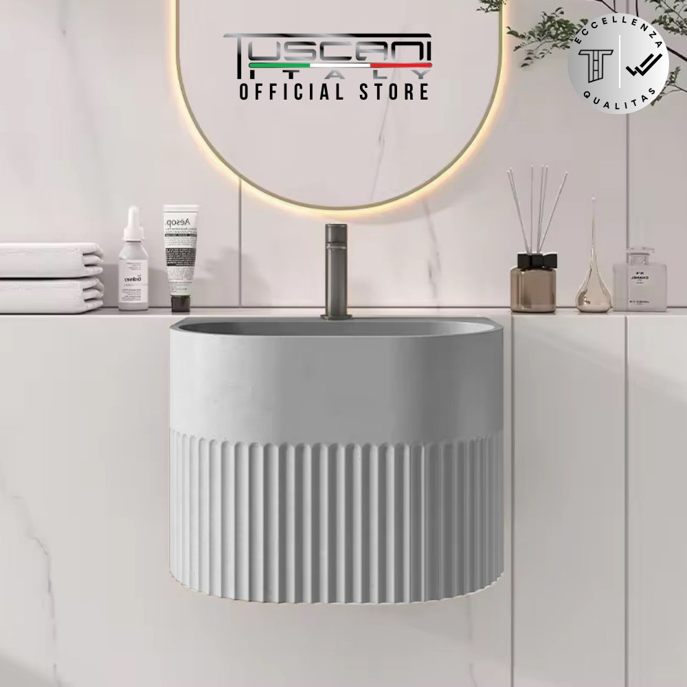 TBD500GR - Gray - Wall Mounted Basin