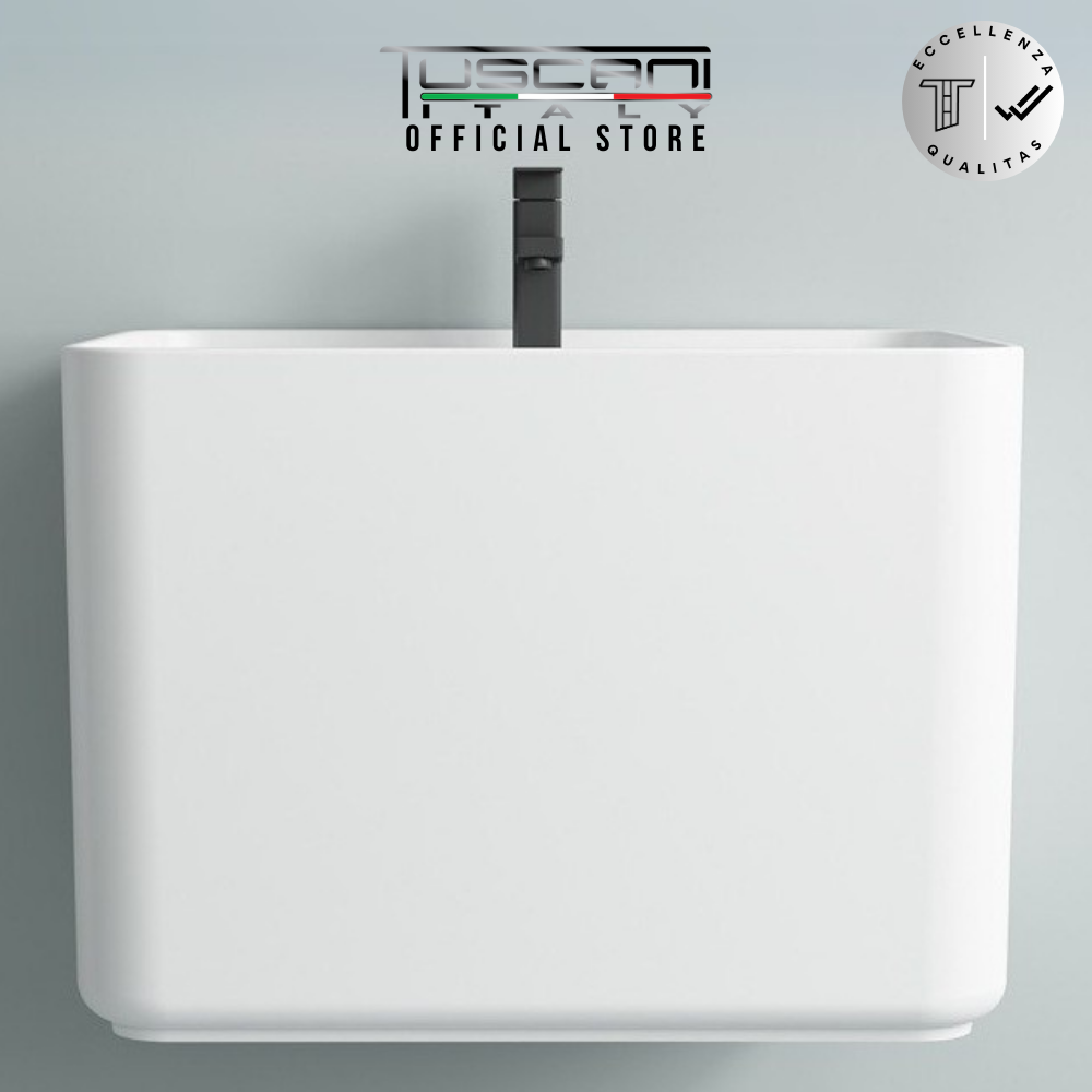 TBJ5025 - White - Wall Mounted Basin