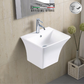 TBJ5400B - White - Wall Mounted Basin