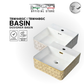 TBW448SC | TBW448GC - Designer Wall / Deck Basin