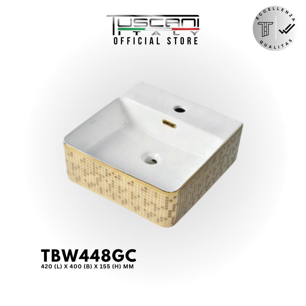 TBW448SC | TBW448GC - Designer Wall / Deck Basin