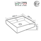 TBW450W - White Wall / Deck Basin